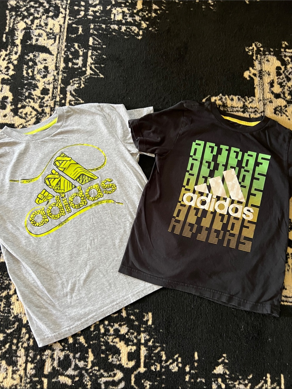 Boys 2 pc Adidas tee bundle size 8